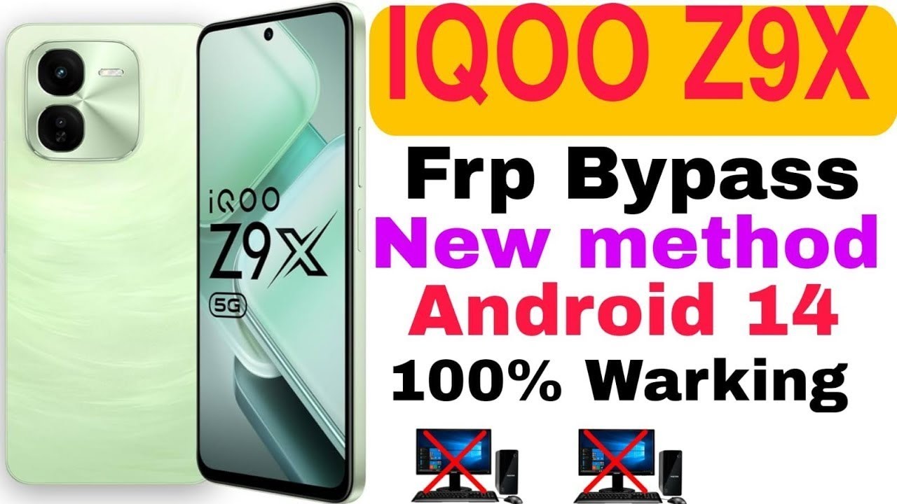 IQOO Z9X Frp Bypass Android 14 Without PC new Method 100% Warking Tricks Without Open 