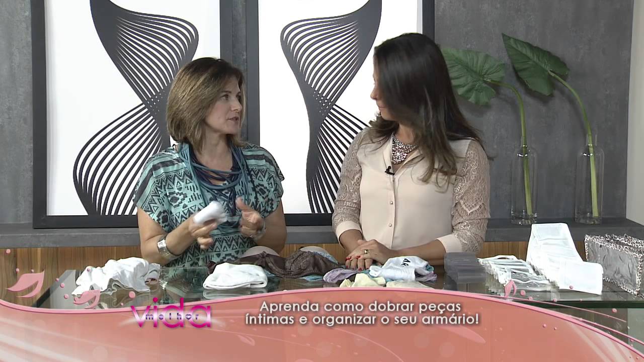 Aprenda como dobrar peças íntimas e organizar o seu armário!