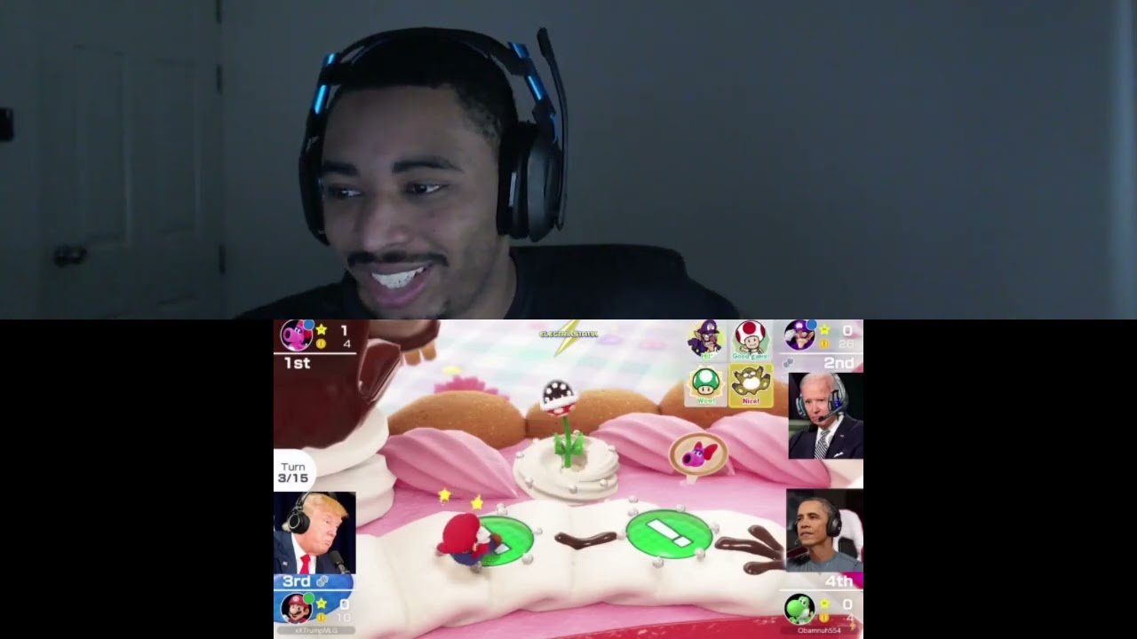 Presidents Go Try Hard In Mario Party Superstars Reaction