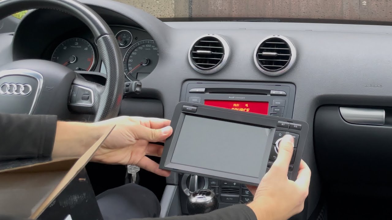 Install Ecran CarPlay Audi a3 8p Sportback Gps BT
