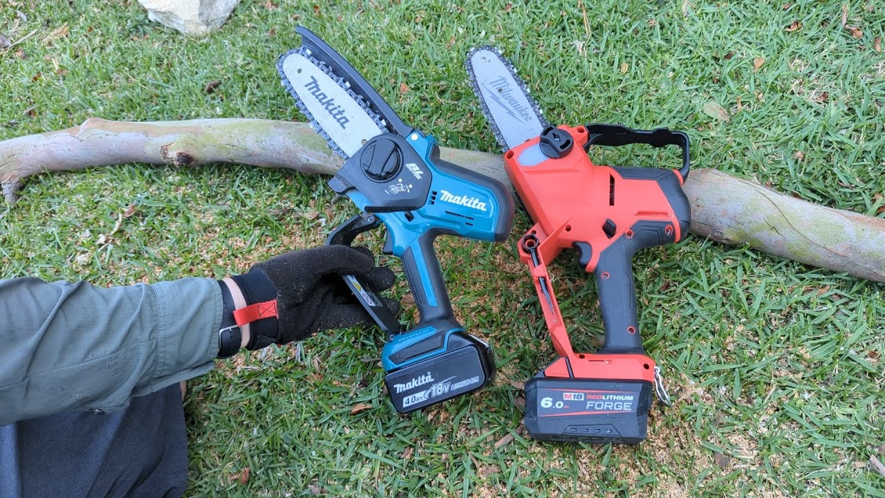 Milwaukee vs Makita pruning saws!