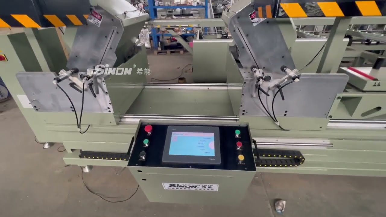 High Precision CNC Double Head Cutter for Efficient Aluminum Profiles Cutting - China Sinon