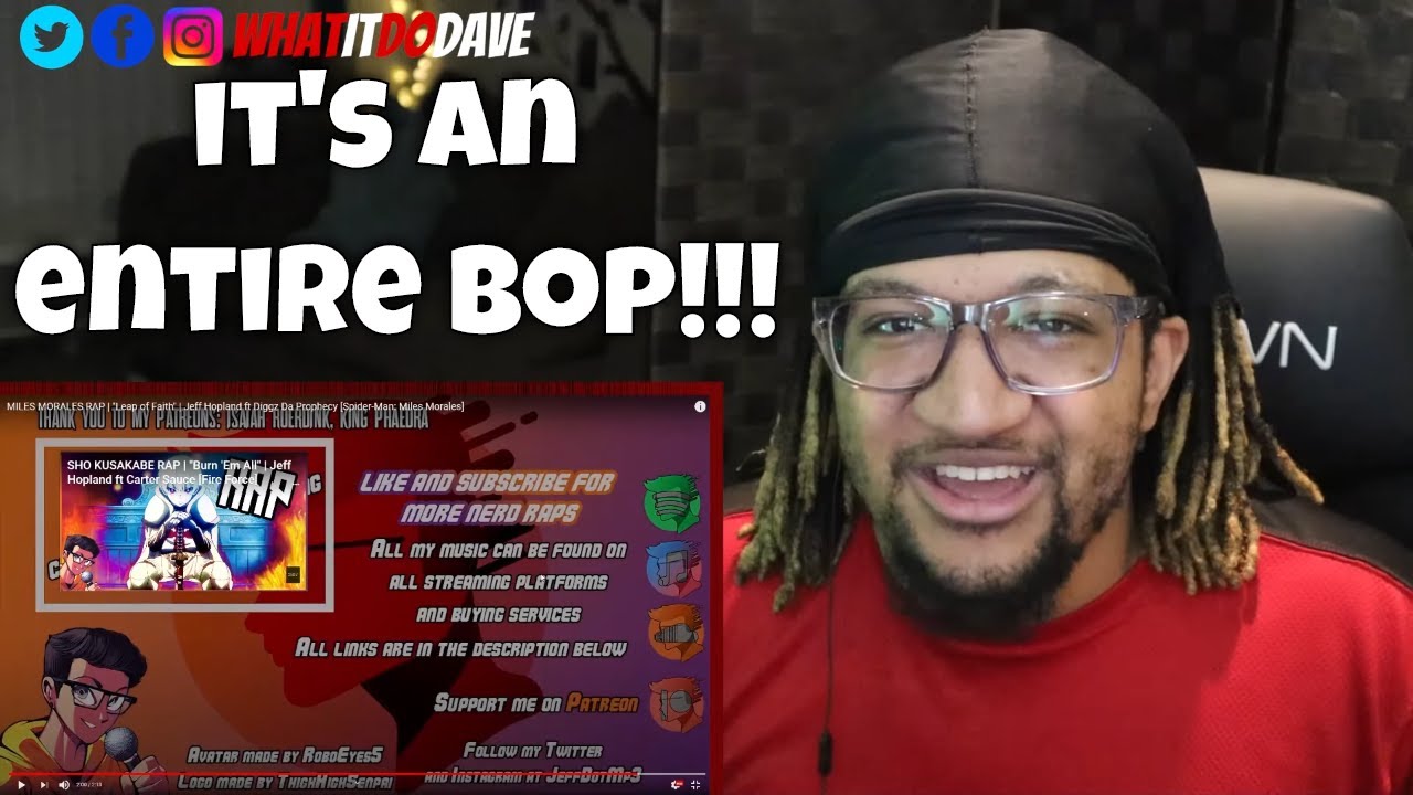 Reaction to MILES MORALES RAP | 