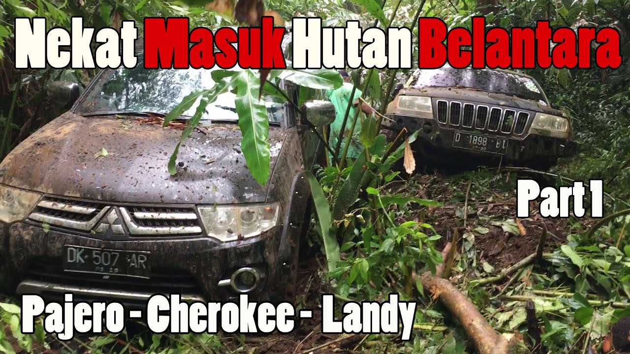 Pajero sport, Land Rover series, FJ 40, Taft, Grand Cherokee Offroad di Subang Part 1
