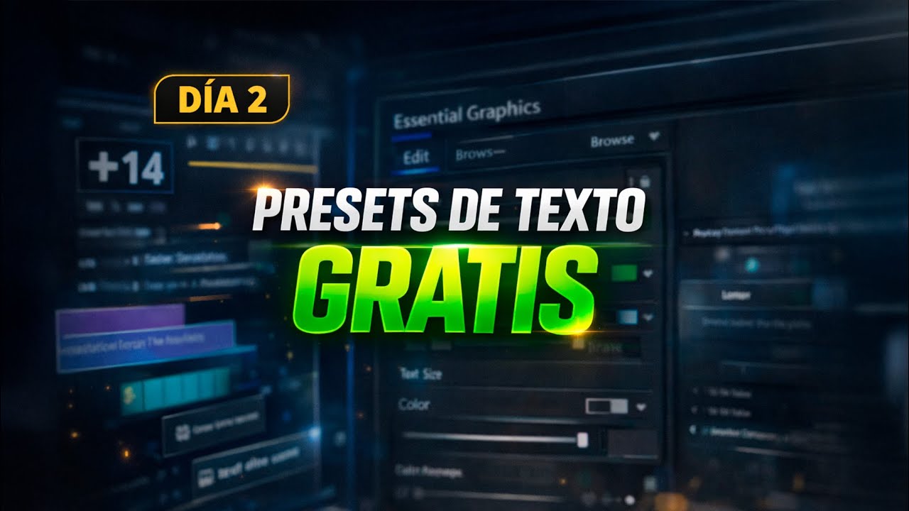 14+ Presets de Texto GRATIS para Premiere Pro 🚀