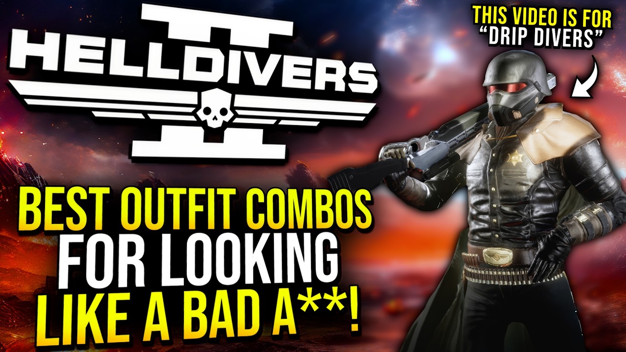 Helldivers 2 - The Coolest Looking Helmet/Armor/Cape Combinations