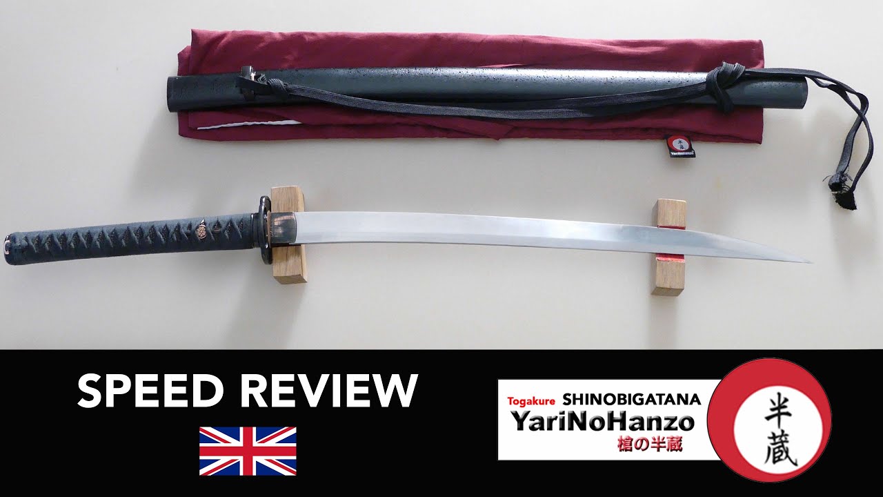 Togakure Shinobigatana Yarinohanzo katana speed review in english