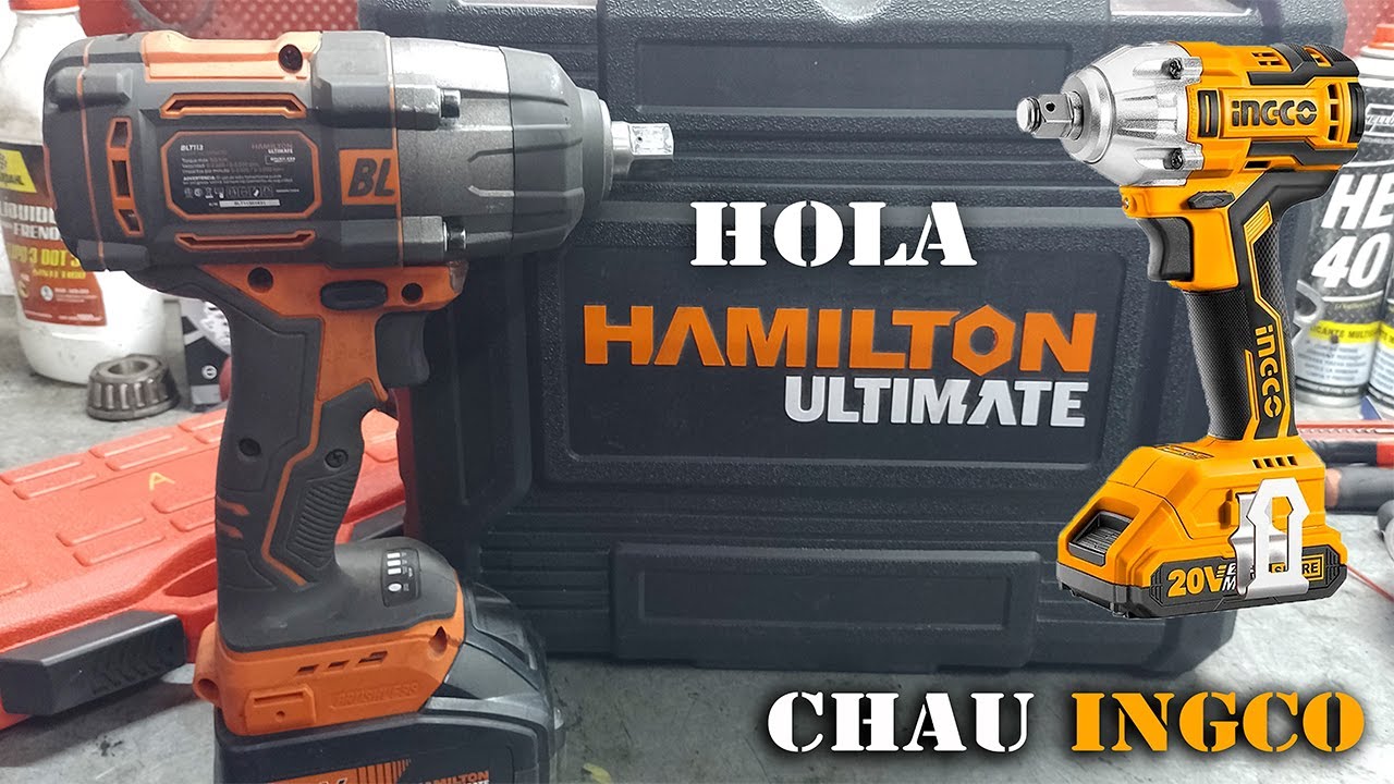 Llave de impacto HAMILTON a bateria (analisis)
