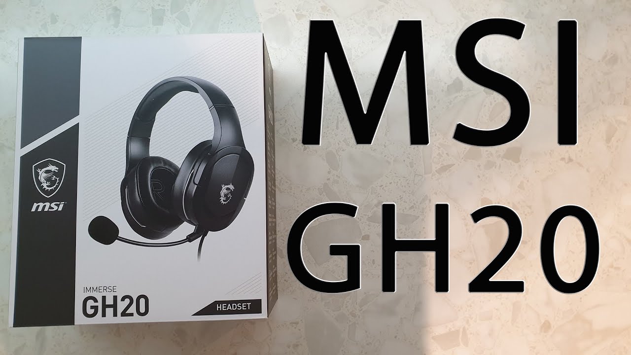Игровые наушники MSI Immerse GH20 обзор