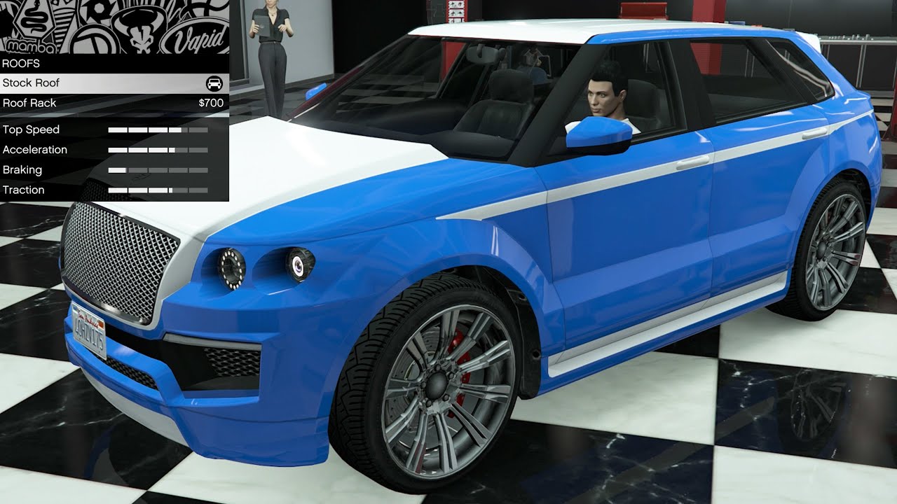 GTA 5 — Кастомизация транспортных средств из прошлых DLC — Enus Huntley S (внедорожник Bentley)