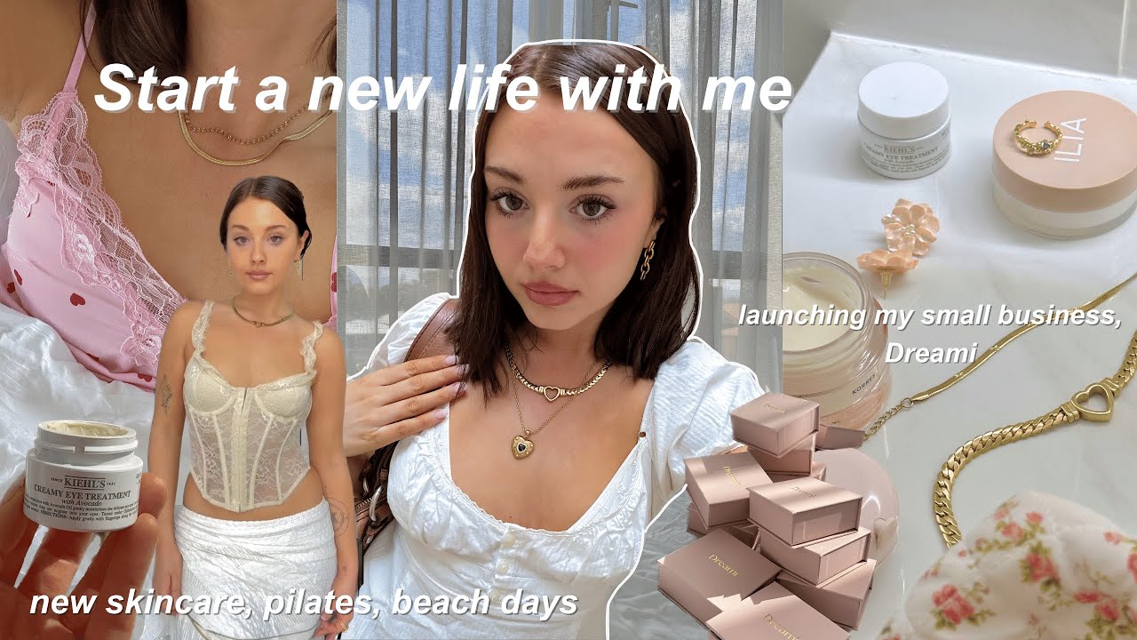 Start a whole new life with me ♡ packing Dreami orders, pilates, beach days, new skincare | VLOG