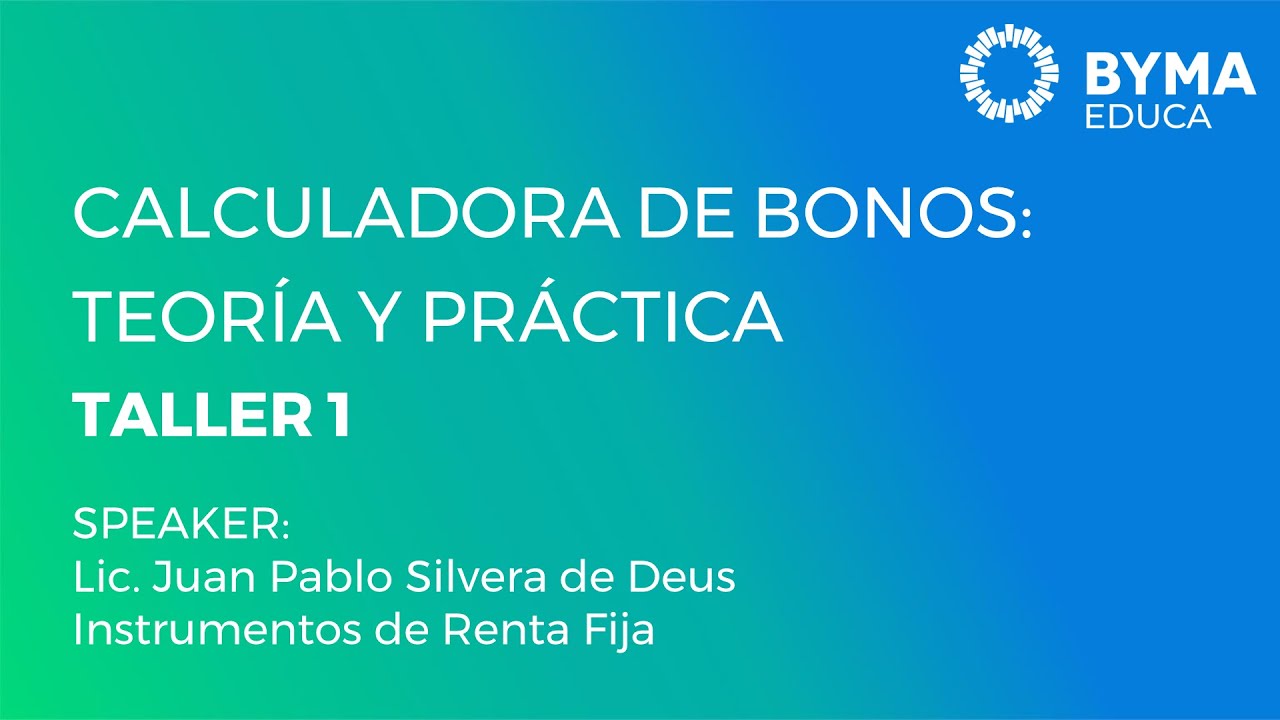 Calculadora de bonos – Taller 1