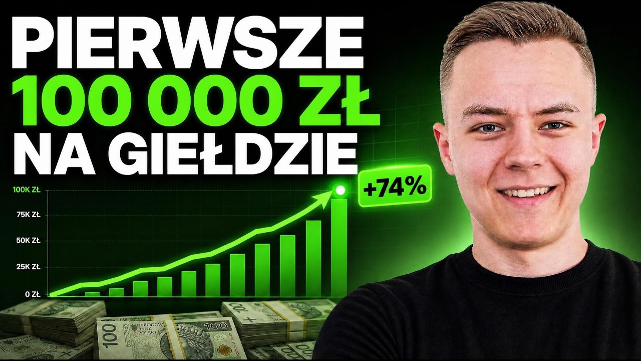 Pierwsze 100 000 zł na giełdzie. Ile czasu Ci to zajmie?