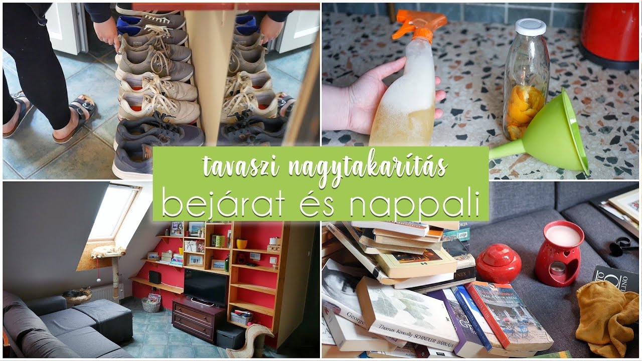 BEJÁRAT és NAPPALI - tavaszi nagytakarítás 2019