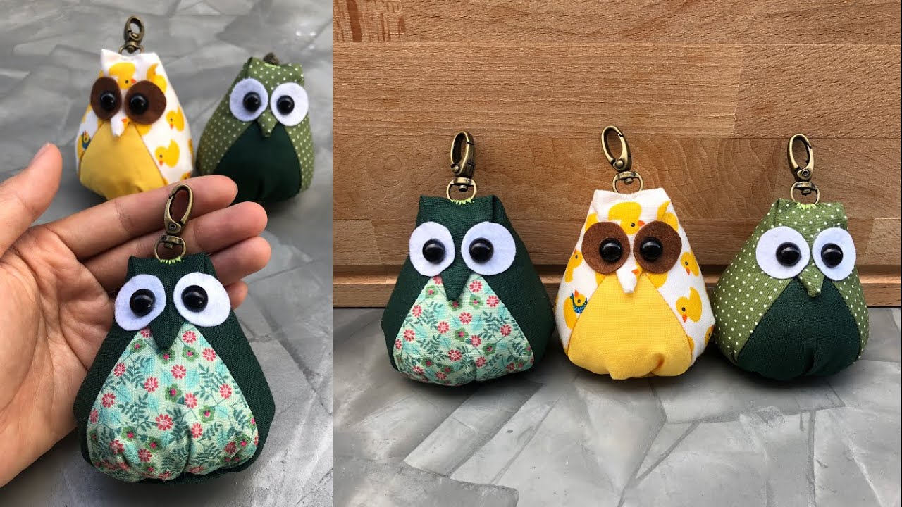 DIY Little owl | วิธีทำพวงกุญแจนกฮูก
