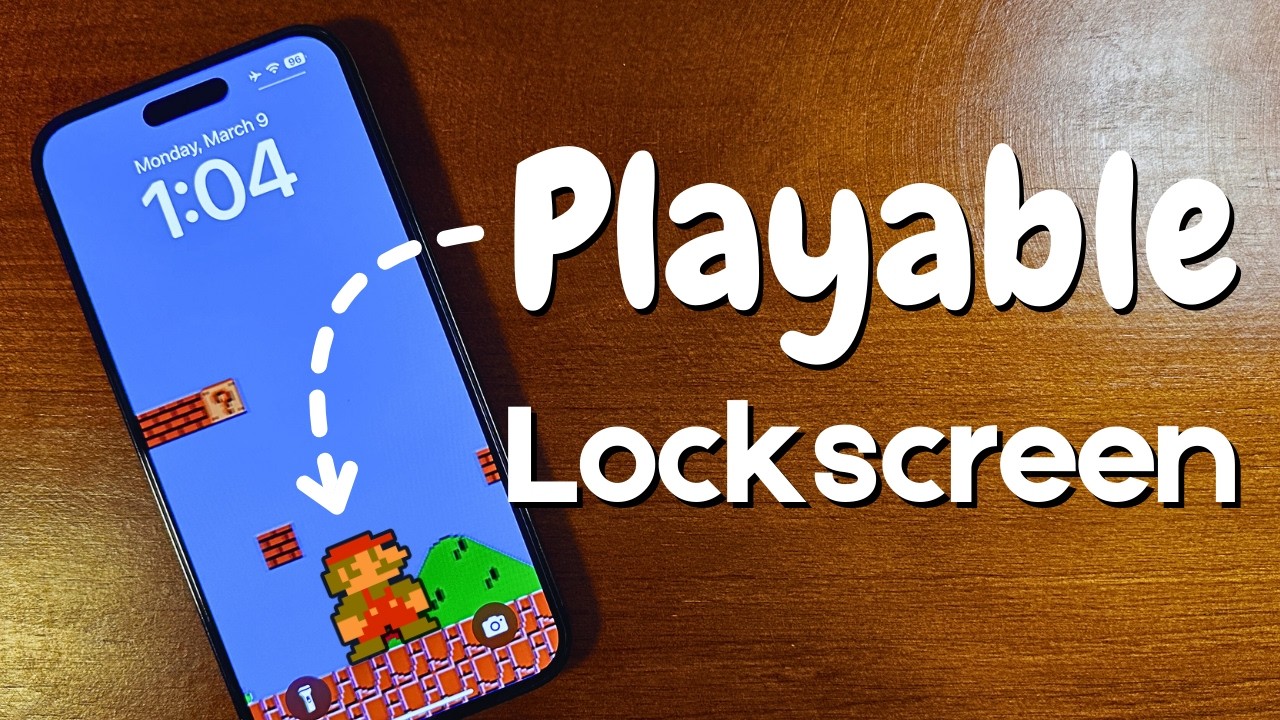 [Tutorial] How to Install the Hidden Playable Super Mario Lock Screen on iPhone
