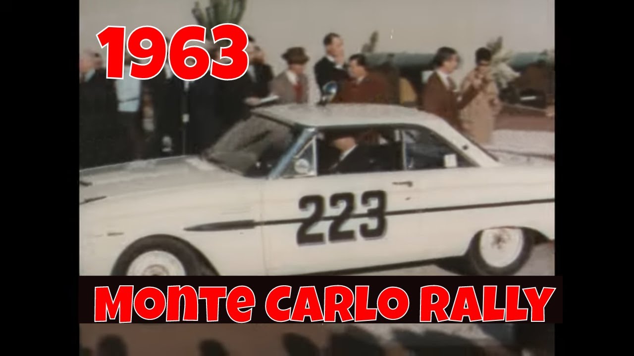 FORD FALCON В РАЛЛИ МОНТЕ-КАРЛО 1963 ГОДА. ПРОМОФИЛЬМ FORD MOTOR CO. АВТОГОНКИ XD51494