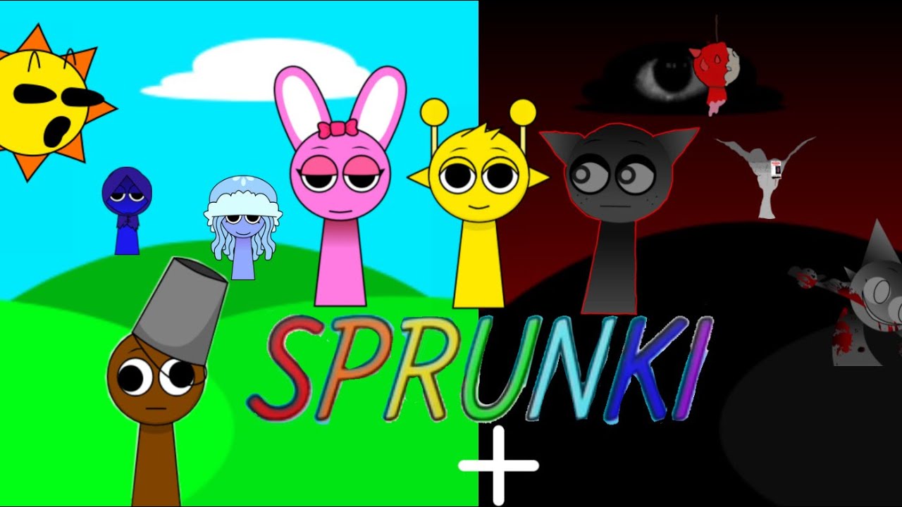 Playing sprunki + part 1 ( is a Roblox game )
