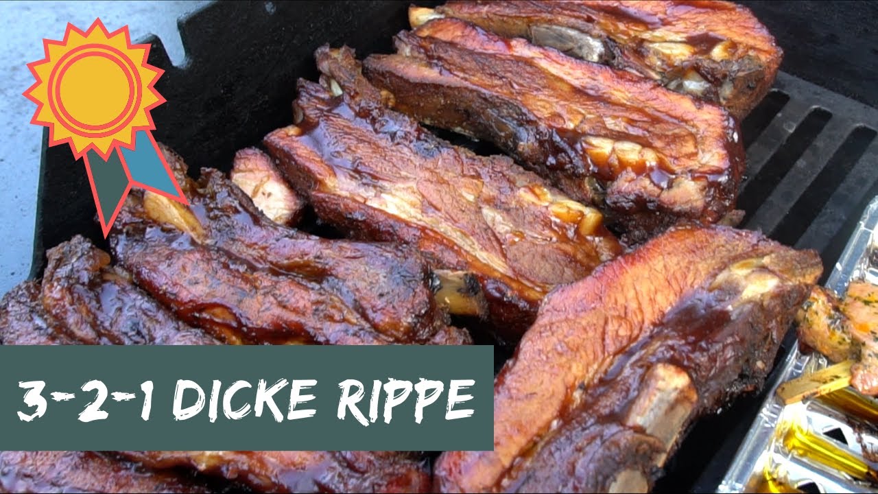 3-2-1 Dicke Rippe statt Spareribs