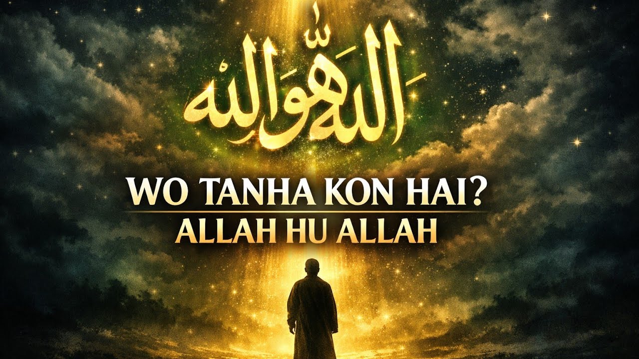 Wo Tanha Kon Hai | Allah Hu Allah | Heart Touching Naat | Islamic Naat 2026