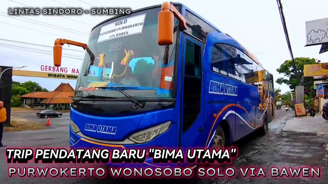 TRIP PENDATANG BARU  ‼️ Satu satunya di jalur ini,BIMA UTAMA PWT SOLO dapat Servis makan.