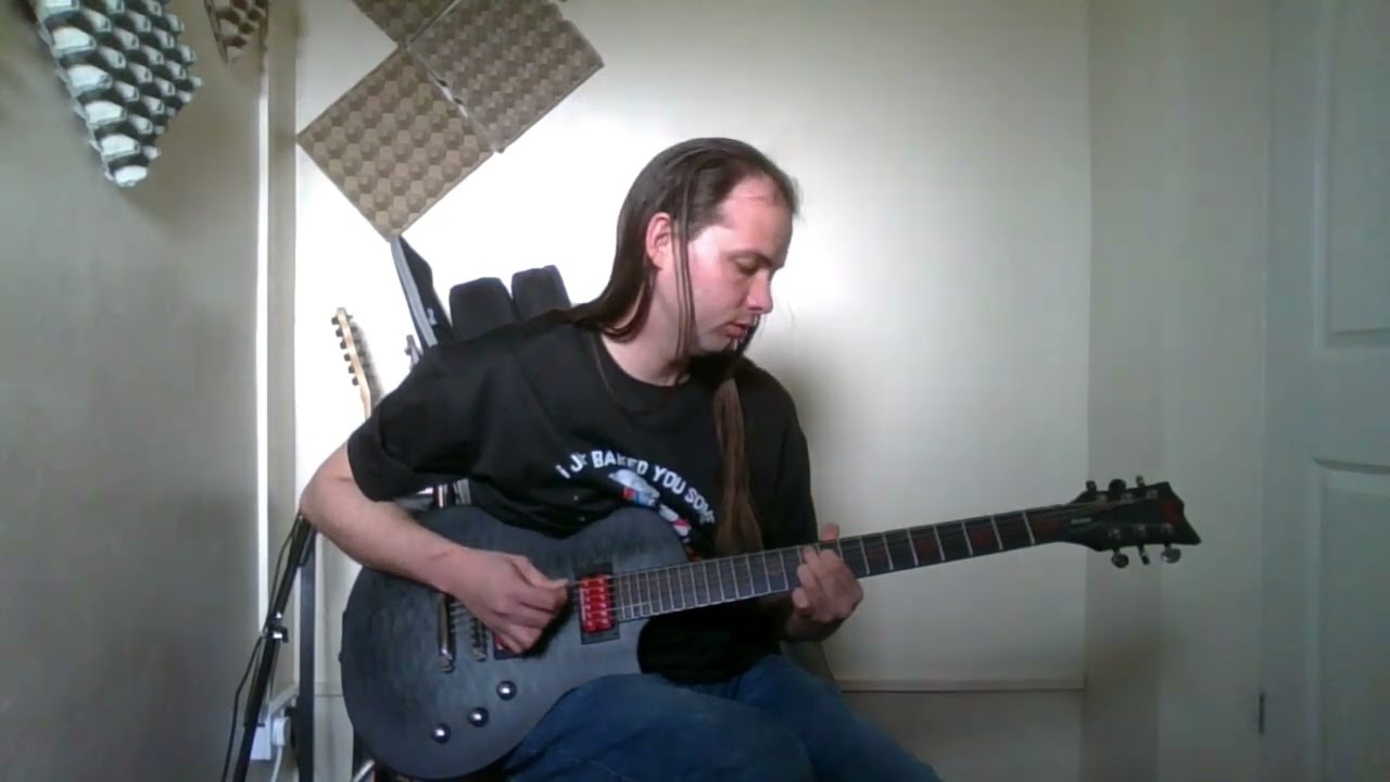 ESP LTD BB 600 Baritone Ben Burnley Signature Guitar Piezo Pick Up Demo