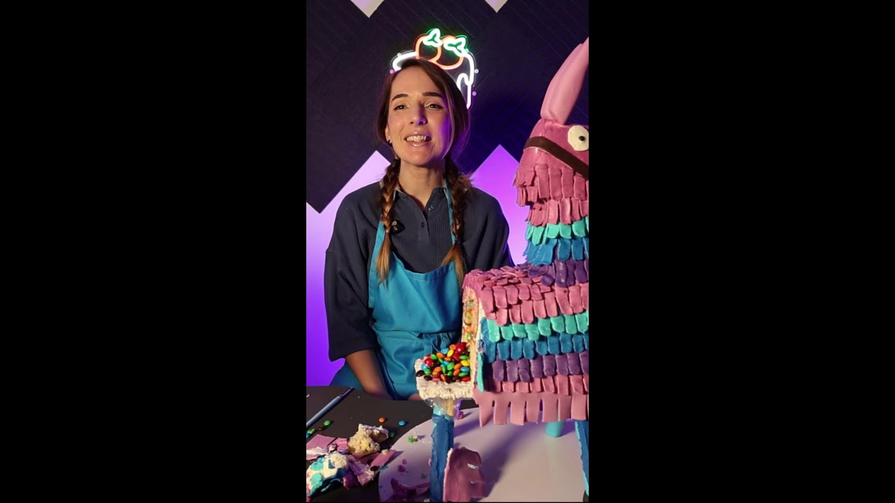 Making a Fortnite Llama out of CAKE 🎂[Celebrating Hitting Affiliate!]