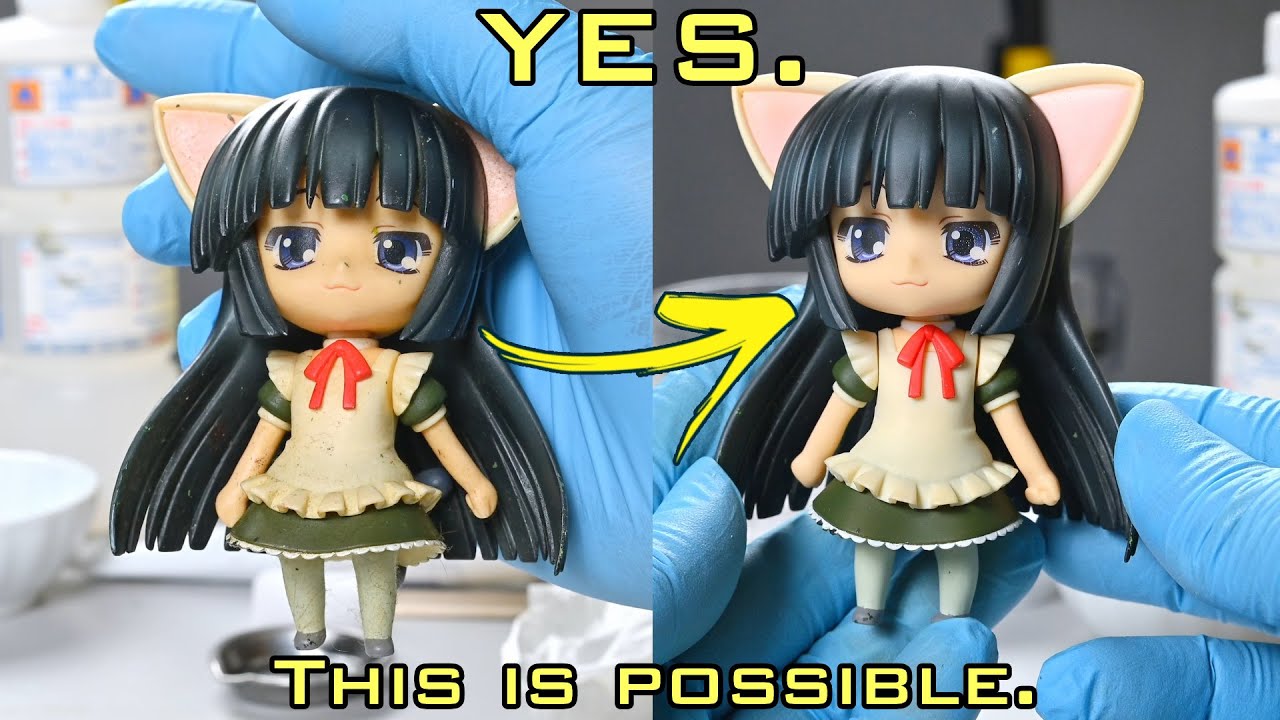 How to CLEAN Sticky Figures, Remove Paint Transfer & More!