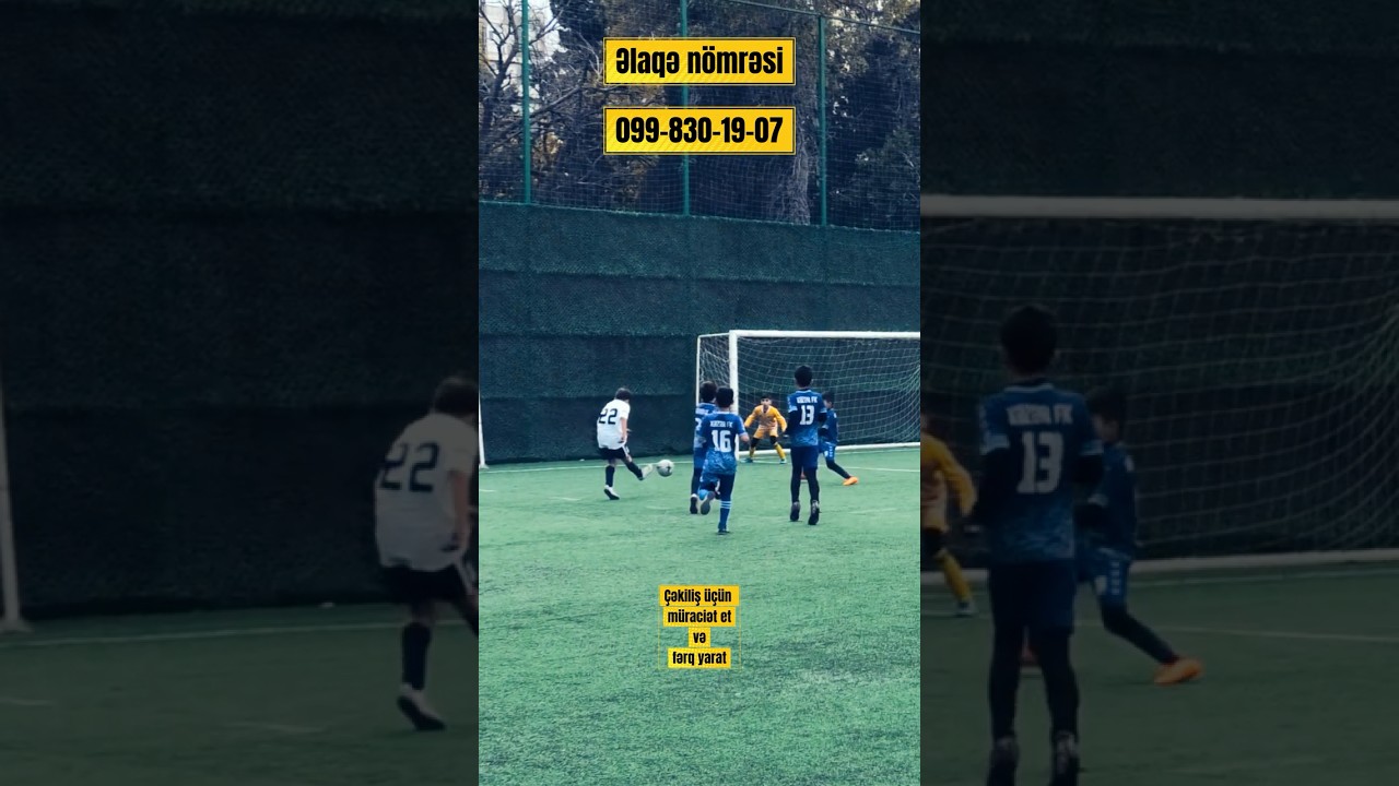 Xəzər Bakı FK U10 komandasının qapı&ccedil;ısının  qurtarışı 🧤#liqaa #affa