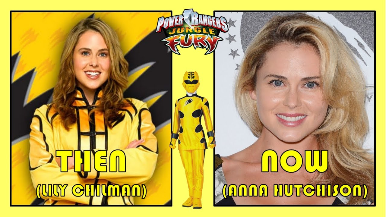 POWER RANGERS JUNGLE FURY THEN AND NOW 2022