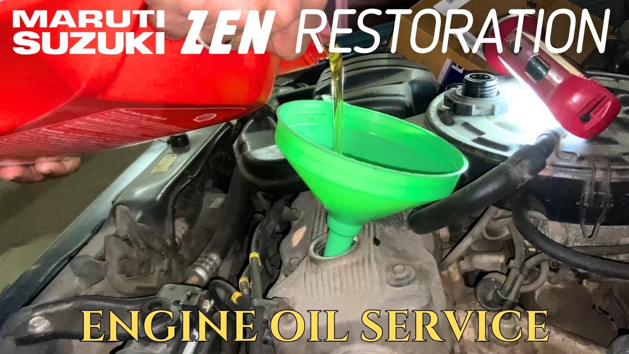 99 Maruti Zen Restoration - Моторное масло, масляный фильтр, воздушный фильтр