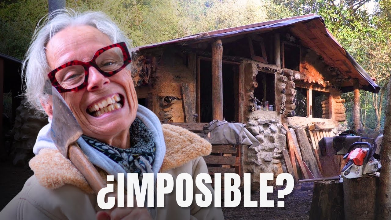 A sus 70 AÑOS construye CABAÑAS en el BOSQUE - Vuelve YayaBushcraft