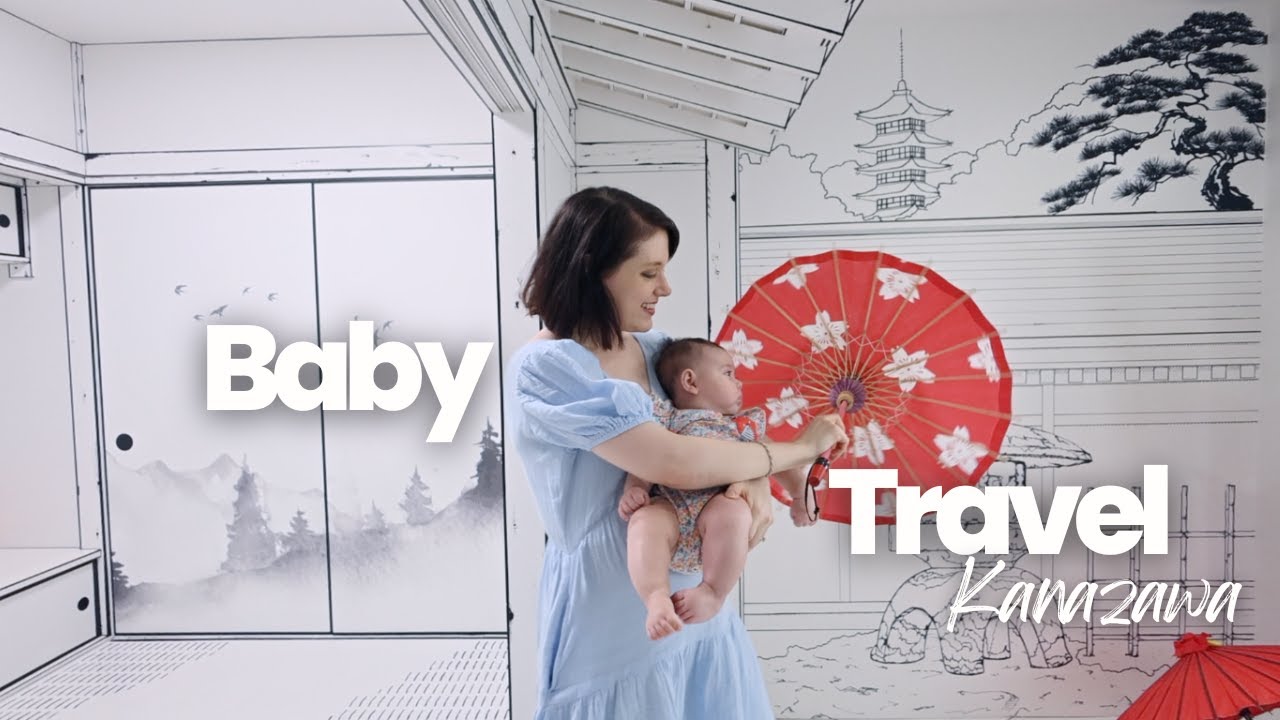 Travel Vlog KANAZAWA 🌸 Baby Friendly Hotel, Black & White CAFE, & Last Days in Toyama, JAPAN