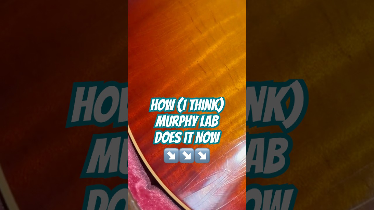 Is this how Murphy Lab finish checking is created now? #gibson #murphylab #guitarbucketlist