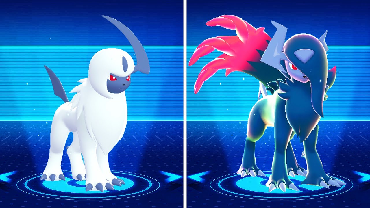 Mega Dimension (Pok&eacute;mon Legends Z-A) - NEW Mega Absol Z [Fight + Shiny] (4K)
