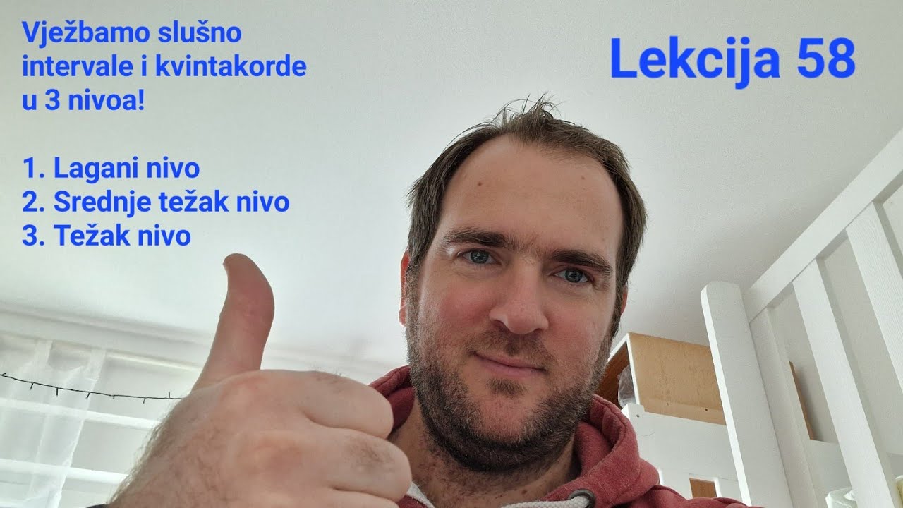 Solfeggio u 100 lekcija LEKCIJA  58 VJEŽBAMO SLUŠNO INTERVALE I KVINTAKORDE Ima jedna greška! 😉