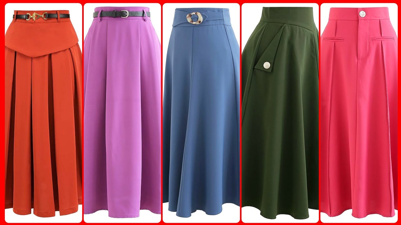 Beautiful & Stylish Long Skirt Designs 2026 | Elegant A-Line Skirts Collection  Trendy Women Ideas👗✨