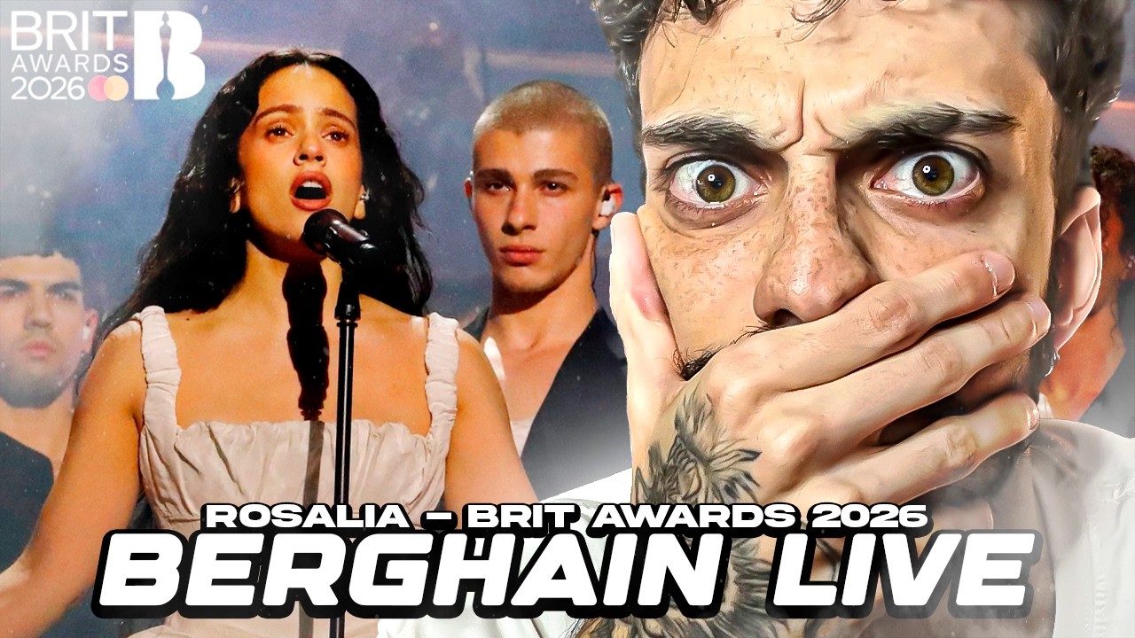 BRUTAL ACTUACIÓN de ROSALÍA en los BRIT AWARDS 2026 🔝 Berghain ft Björk