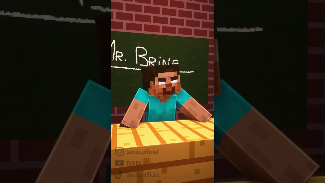 La rentr&eacute;e scolaire sur Minecraft !