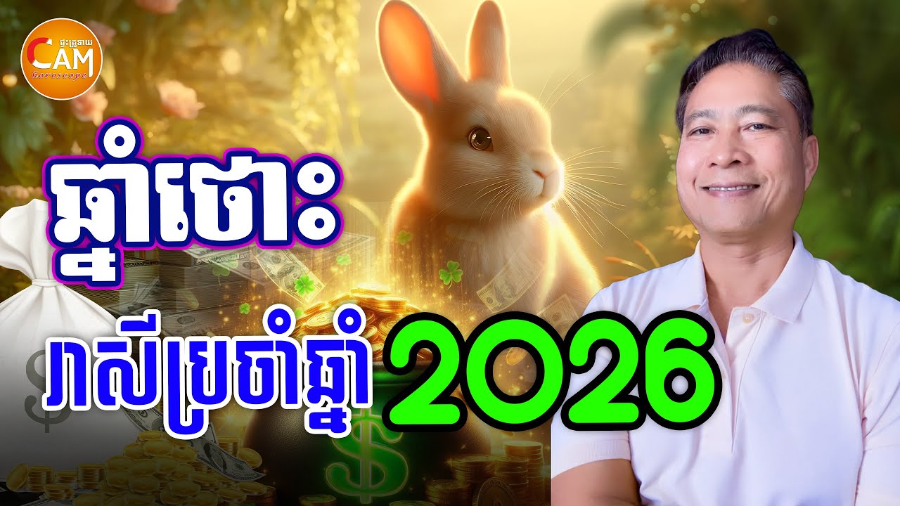 ជោគជតារាសីអ្នកឆ្នាំថោះ 🐇ប្រចាំឆ្នាំ ២០២៦ | លោកគ្រូឡុង | Khmer Horoscope 2026