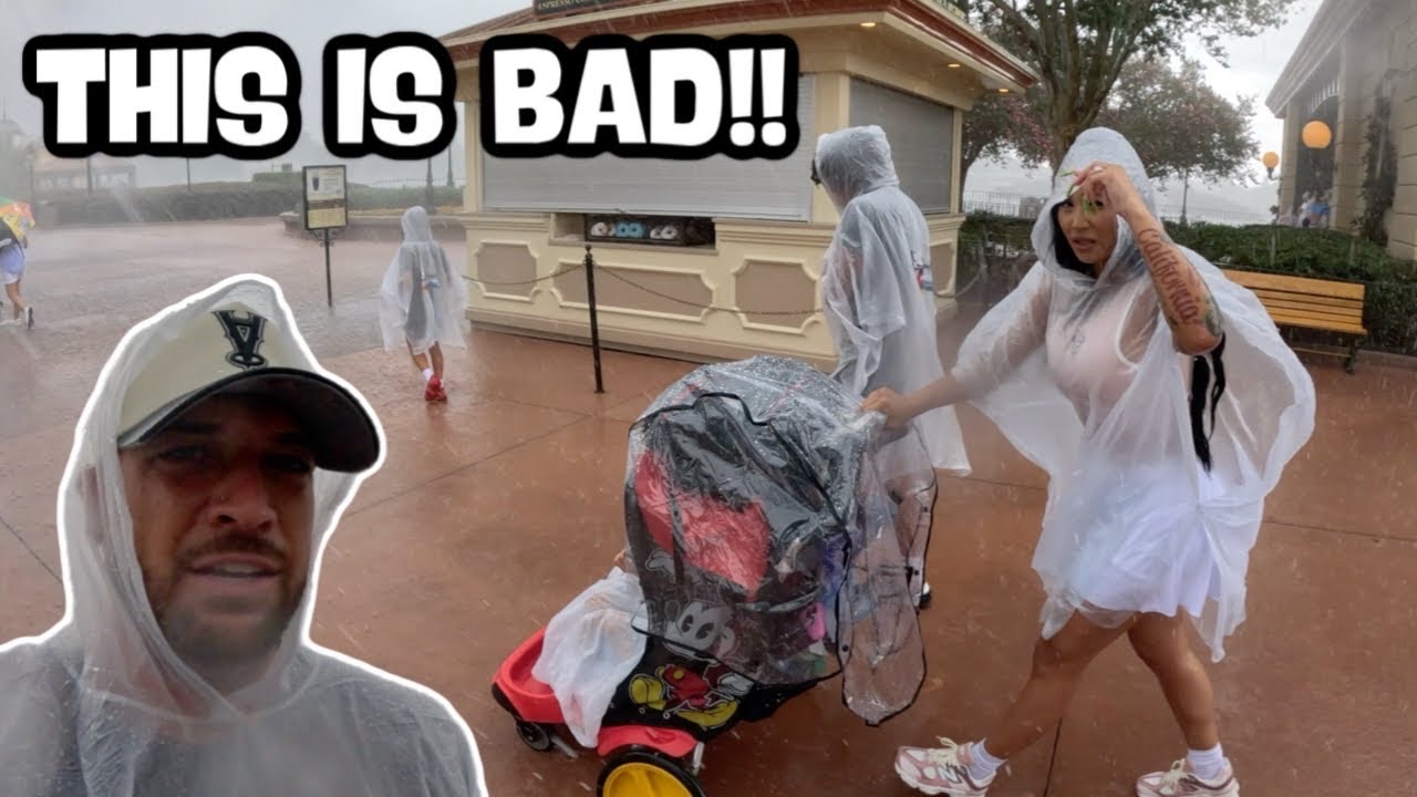 WE GOT CAUGHT IN THE MIDDLE OF A HURRICANE! *EPCOT*
