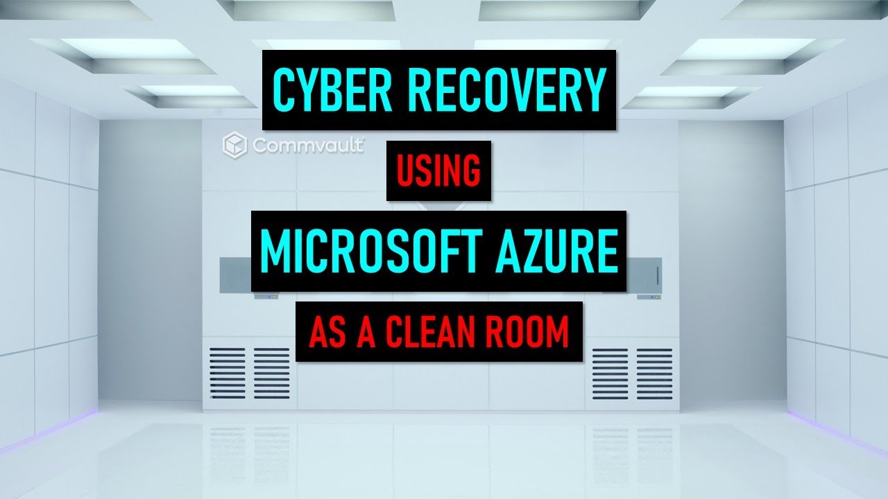 Cyber Recovery and testing with Cleanroom and Microsoft Azure ☁️