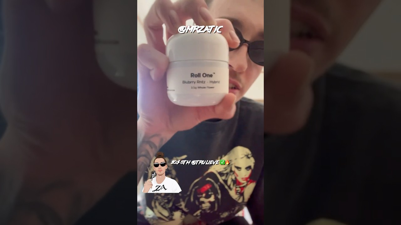 @ROLLONE - BLUEBERRY RUNTZ 👀🫐 ​20$ 3.5 SEALED ⁠@Trulieve ✅ 21+ #za #cannabiseducation #medical