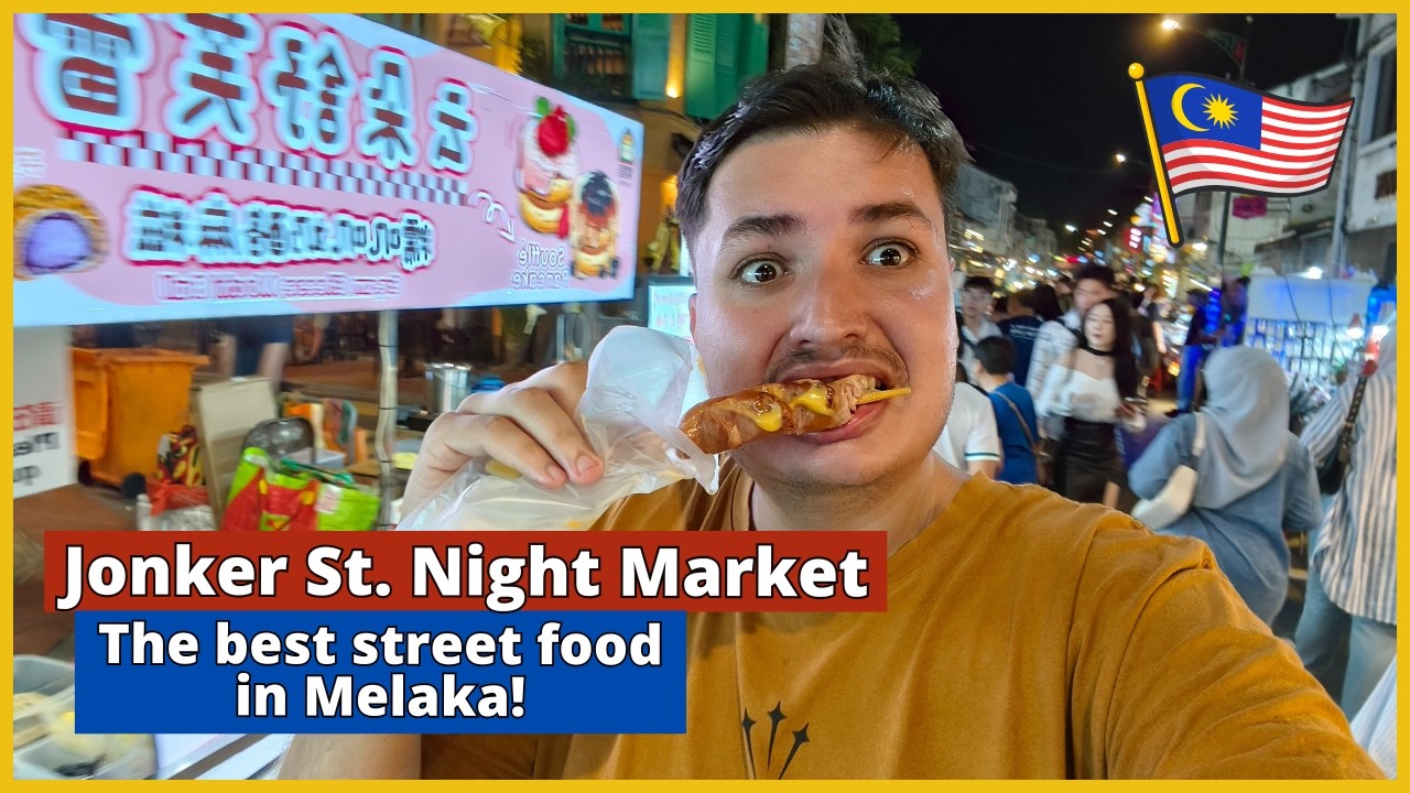 This Night Market in Malaysia Has the Craziest Street Food! 😱 | Jonker Street, Melaka