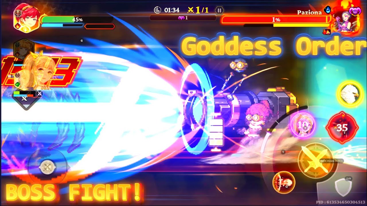 Goddess Order~ Paziona Boss Fight! (Mobile)