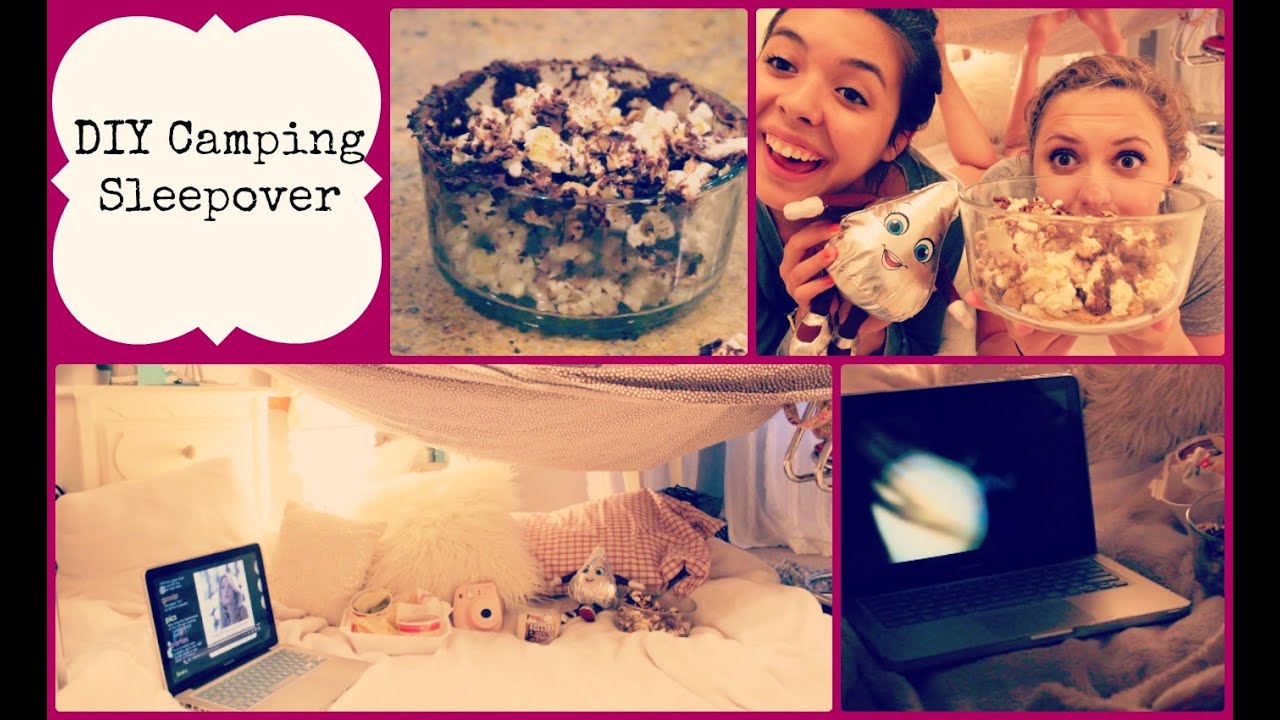 DIY Camping Sleepover: Setup, Food, & MORE!!!
