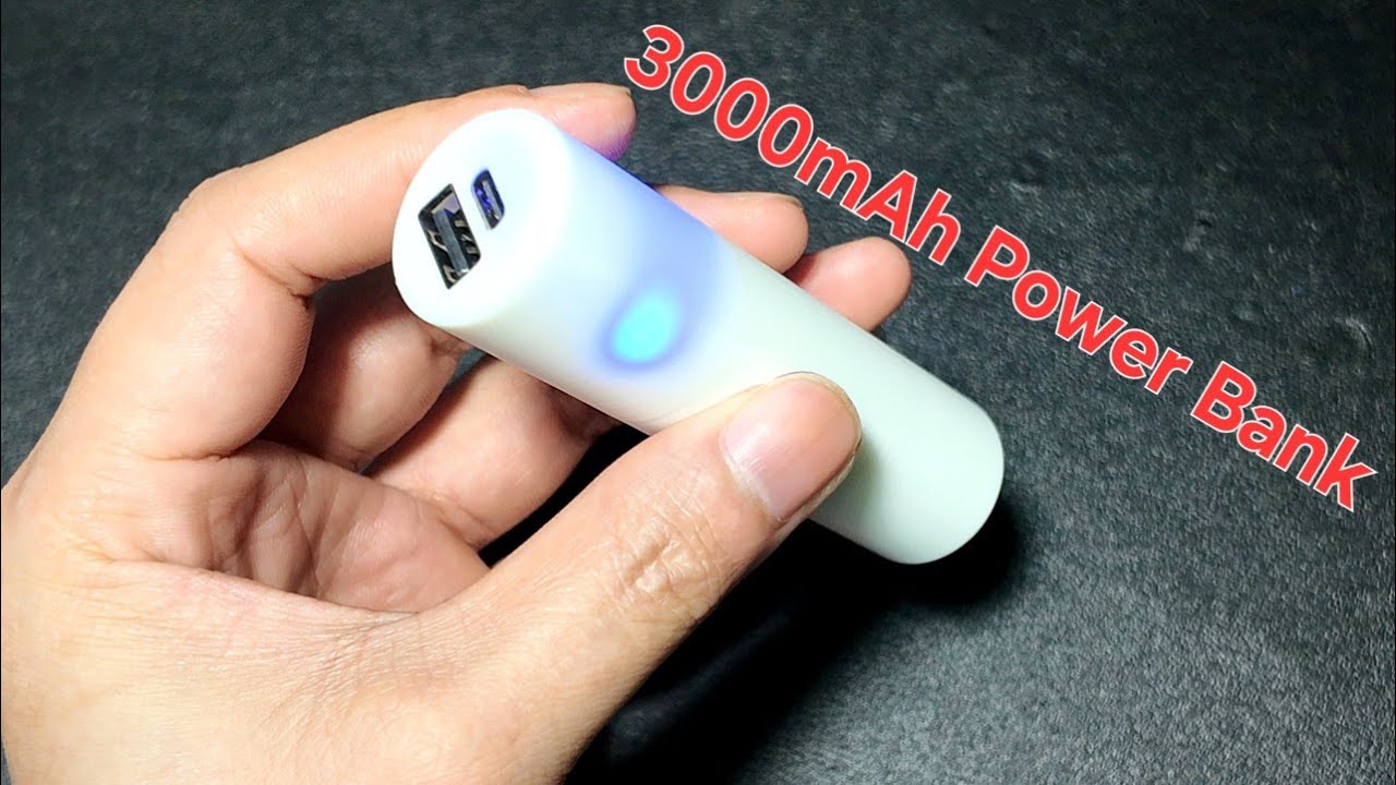 DIY Simple 3000mah Power bank mini emergency