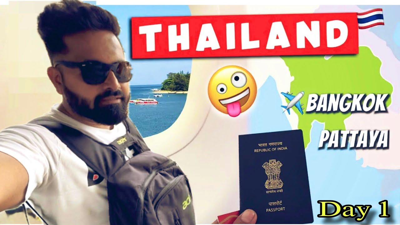 day-1  Thailand: Day 1 Adventure Begins 🌴 🏖️ #thailand #pattaya #suvarnabhumiairport #mumbai