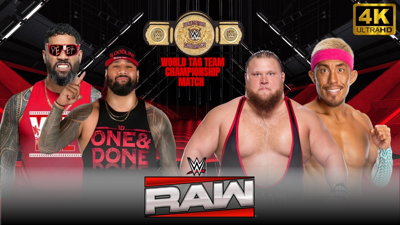 WWE 2K25 – The Usos vs Otis & Tozawa | World Tag Team Championship