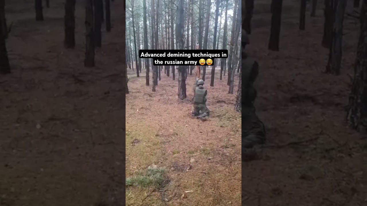 Advanced demining techniques in the russian army.